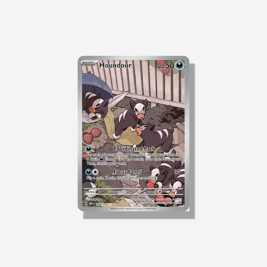 Carte Pokémon Houndour OBF 204/197 (Near Mint)