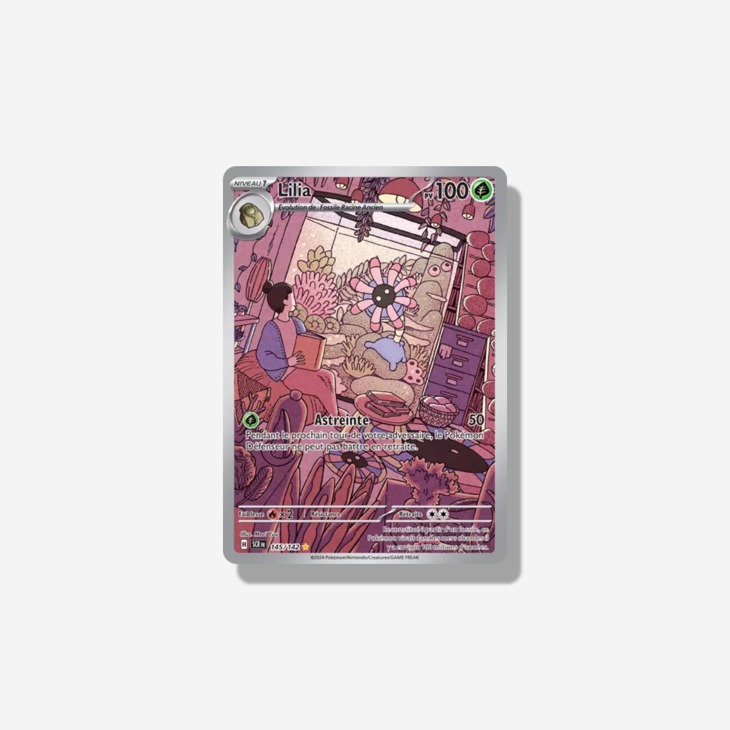 Carte Pokémon Lilia 145/142 AR Couronne Stellaire (Near Mint)