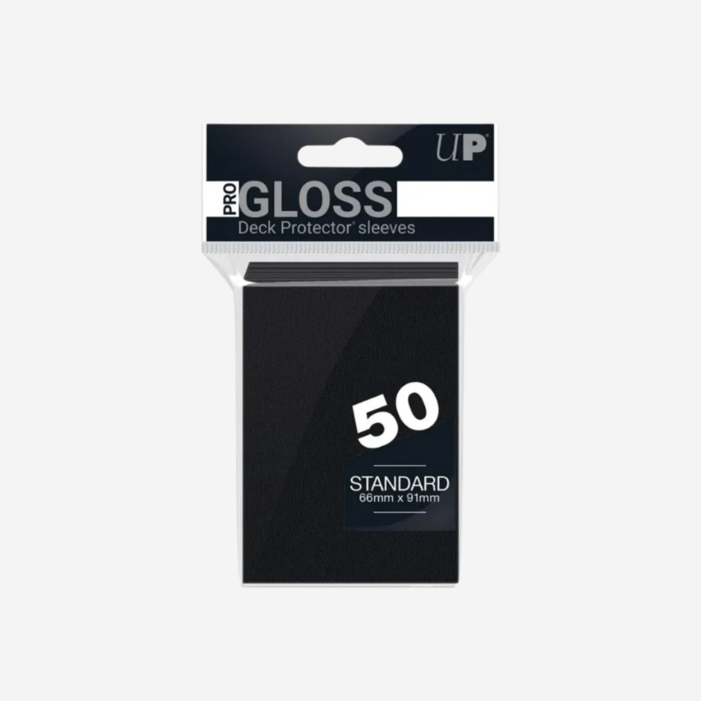 PRO - Gloss 50ct Standard Deck Protector sleeves Black