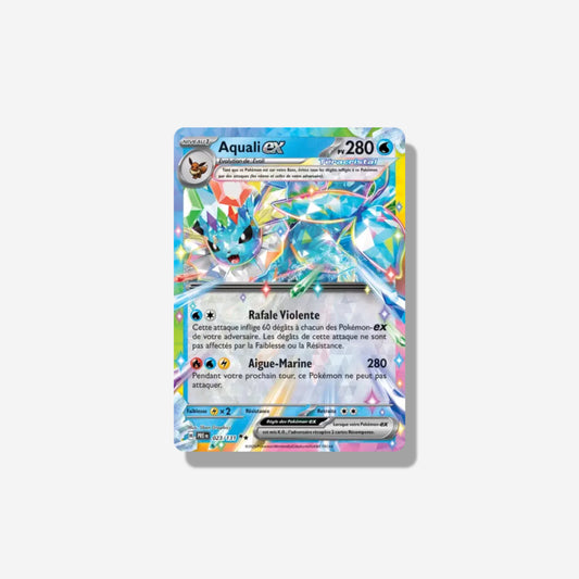 Carte Pokémon Aquali EX 023/131 PRE SV8.5 (Near Mint)