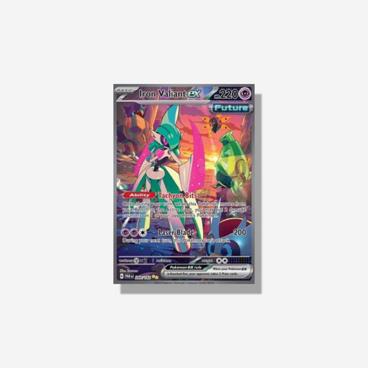 Carte Pokémon Iron Valiant 249/182 EX SV4 (Near Mint)