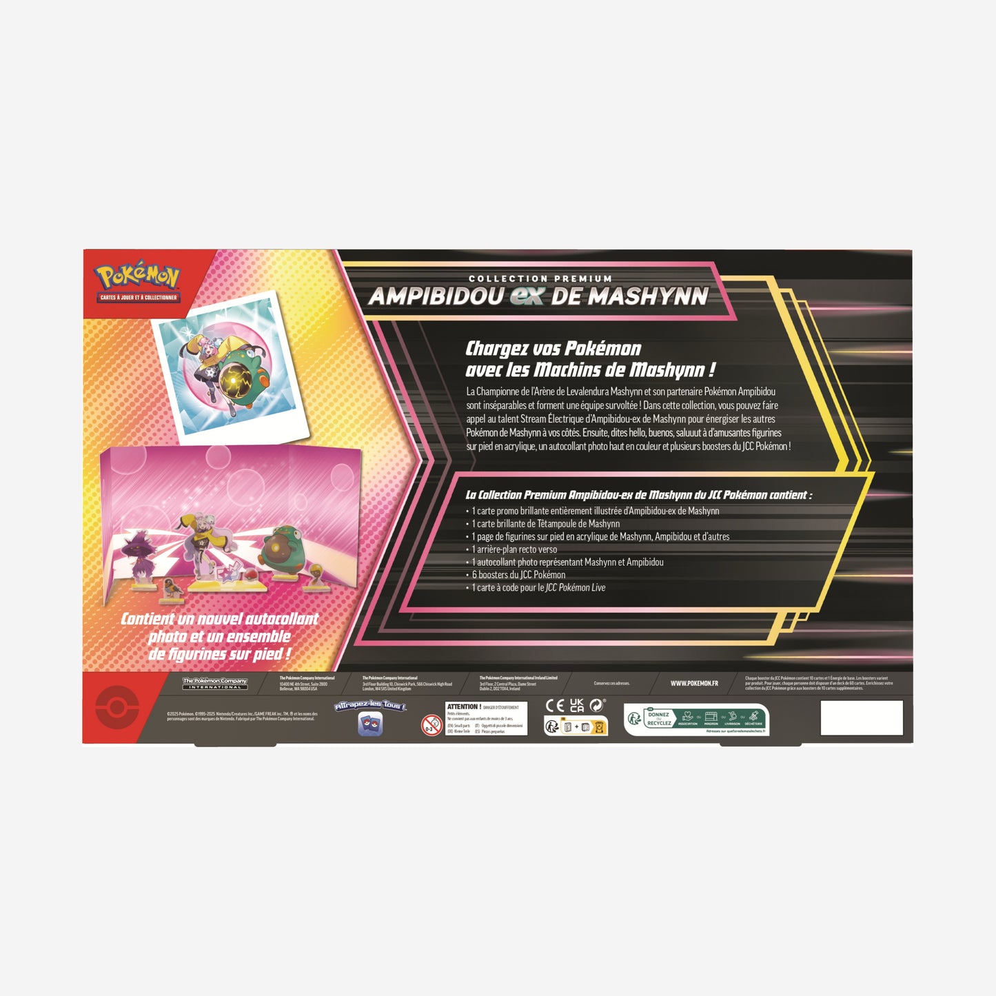 Pokémon - Collection Premium Ampibidou-Ex De Mashynn