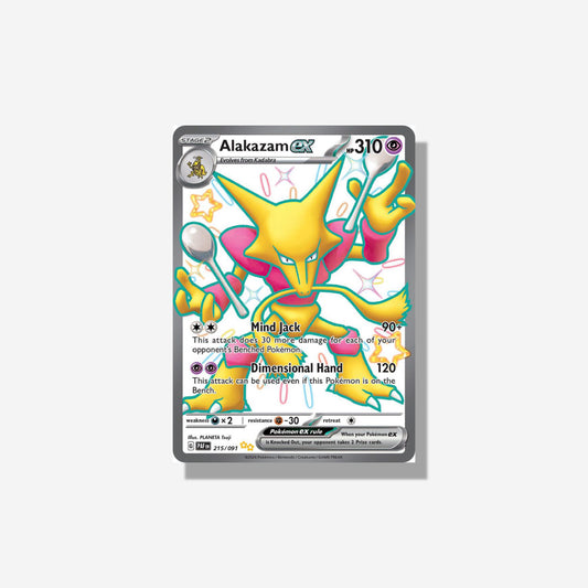 Carte Pokémon Alakazam Ex 215/091 Paf (Near Mint)