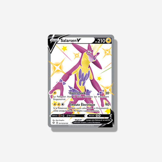 Carte Pokémon Salarsen V SV112/SV122 Shiny (Near Mint)