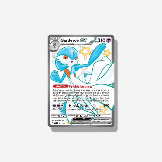 Carte Pokémon Gardevoir Ex 217/091 Full Art Shiny (Near Mint)